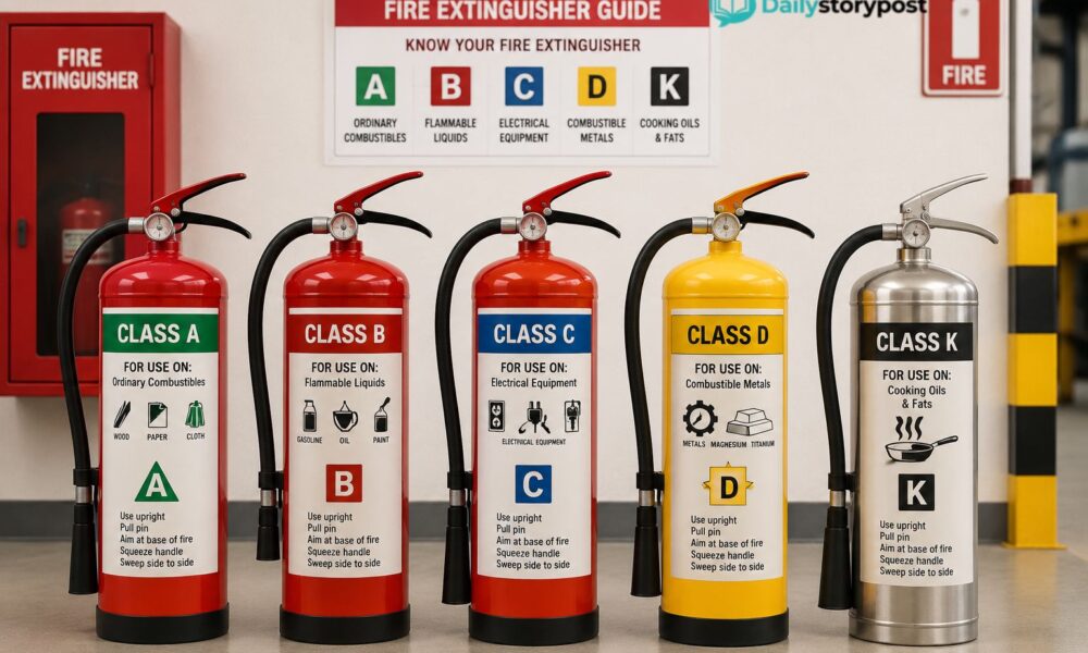 what is a fire extinguisher class