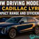 do the driving modes in cadillac lyriq offer different ranges or battery usages?