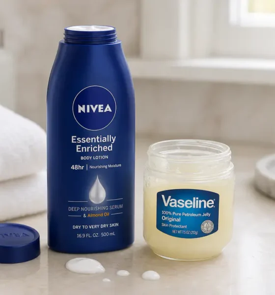 Nivea vs Vaseline for Dry Skin: A Simple Comparison