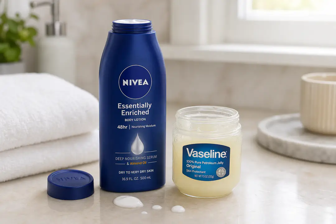 Nivea vs Vaseline for Dry Skin: A Simple Comparison