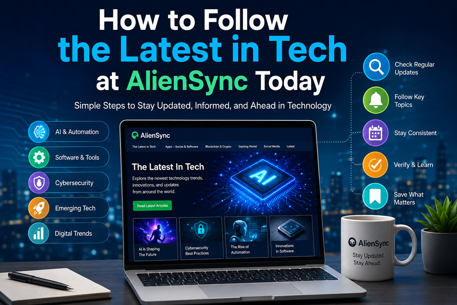 the latest in tech at aliensync