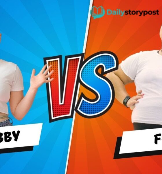 chubby vs fat