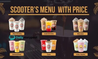 scooter menu prices