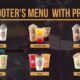 scooter menu prices