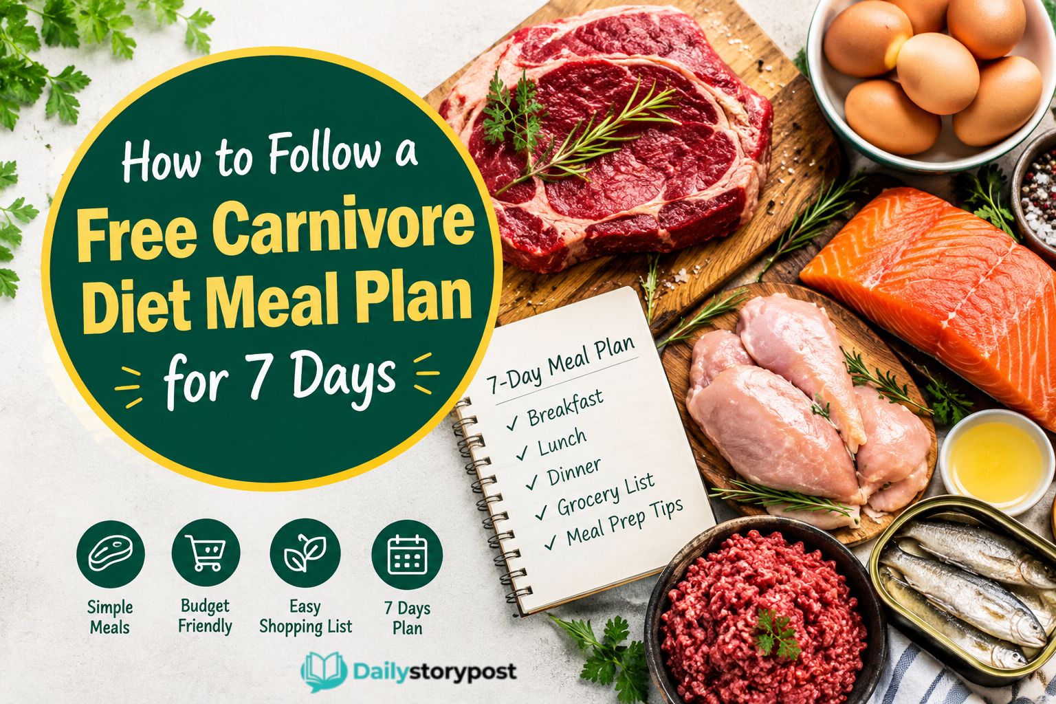 free carnivore diet meal plan