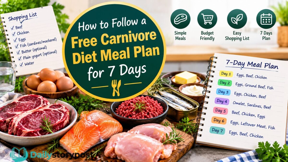free carnivore diet meal plan